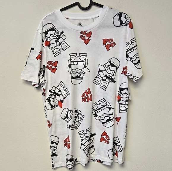 Star Wars Tops - Star Wars Stormtrooper Pew Pew Crewneck T-shirt White S